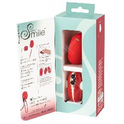 SMILE Love Ball   akkus, rádiós vibrációs tojás (piros)