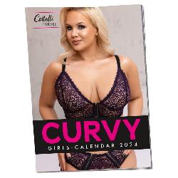 Curvy Girls - plus size női naptár - 2024 (10db)