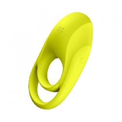 Satisfyer Spectacular - akkus, vízálló, vibrációs péniszgyűrű (sárga)