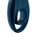 Satisfyer Incredible Duo   akkus, vízálló, vibrációs péniszgyűrű (kék)