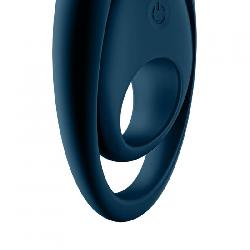 Satisfyer Glorious Duo   akkus, vízálló, vibrációs péniszgyűrű (kék)