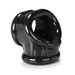 OXBALLS Cocksling 2   péniszgyűrű és herenyújtó gyűrű (fekete)