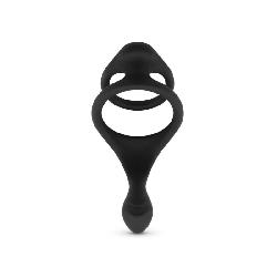 Obsessive - díszített necc hálóruha (fekete) (S-L)